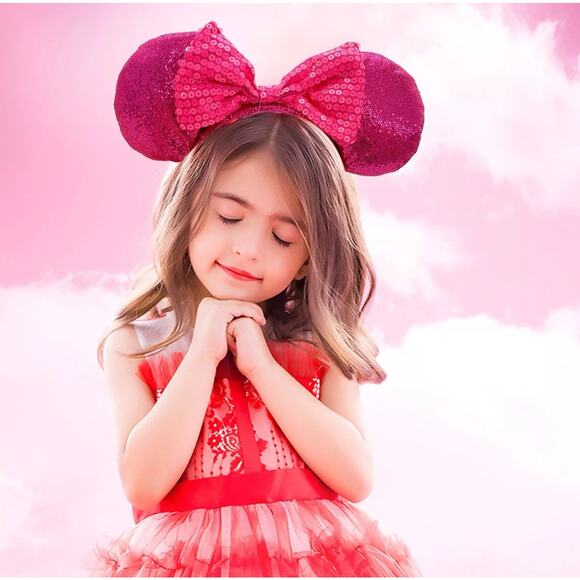 NWT Disney Parks Imagination Sequence 2019 Park Ears Headband Hot Pink NEW - Picture 5 of 7